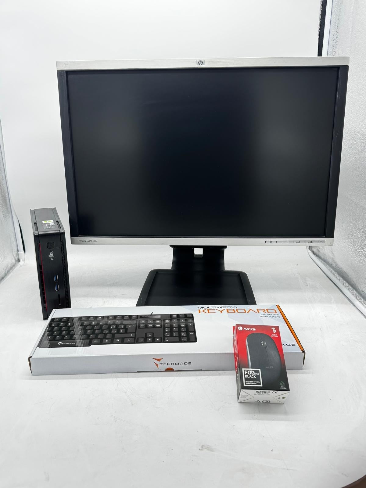 Postazione PC i7 16GB RAM SSD Monitor 20” Mouse Tastiera Win11 Ricondizionato