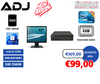 POSTAZIONE PC ADJ I3 RAM 8GB SSD 256GB MONITOR 17
