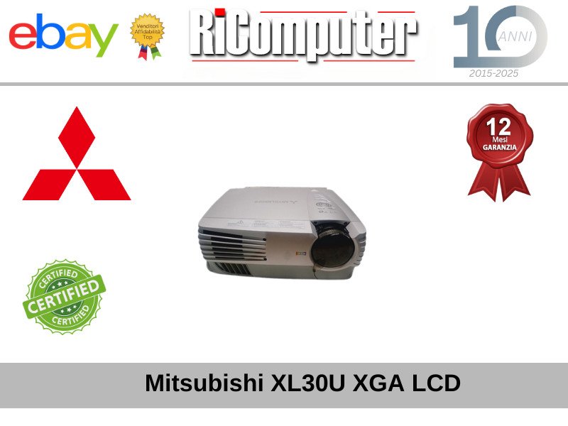 Mitsubishi XL30U Proiettore LCD 3000 Lumen XGA 1024x768 VGA