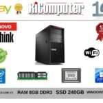 PC Ricondizionato Lenovo P300 Livello i7 8GB RAM SSD 240GB WiFi Bluetooth Win 11-Condizione: Buono - Ricondizionato