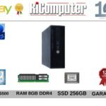 PC HP i5-6500 RAM 8GB DDR4 SSD 256GB Win11 Ricondizionato-Condizione: Buono - Ricondizionato