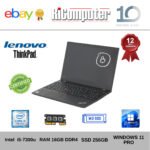 Lenovo ThinkPad T580 15.6" i5-7300U 16GB RAM SSD 256GB Win 11 Tastierino