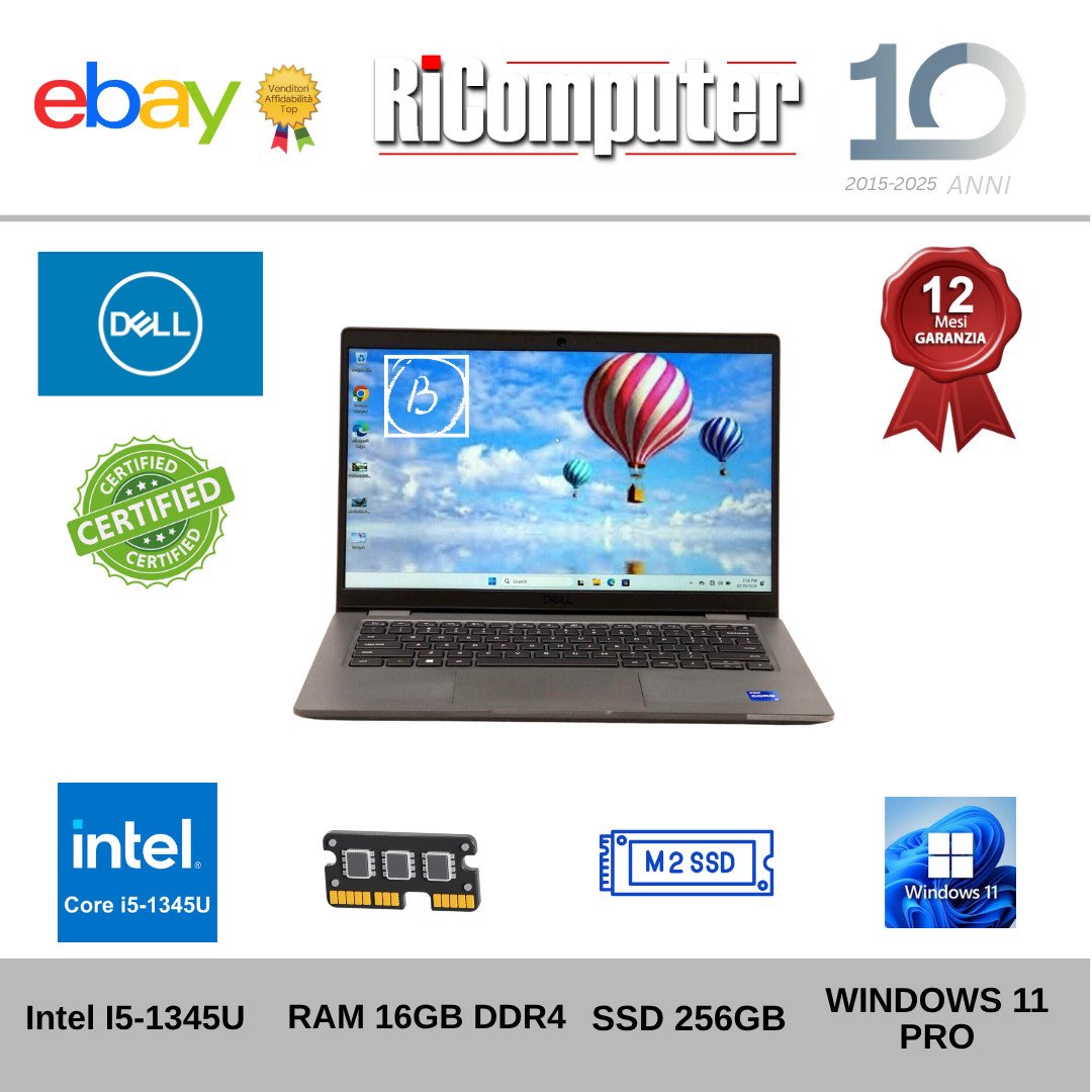 Dell Latitude 3440 14" i5 13a Gen 16GB SSD 256GB Win 11 Grado B