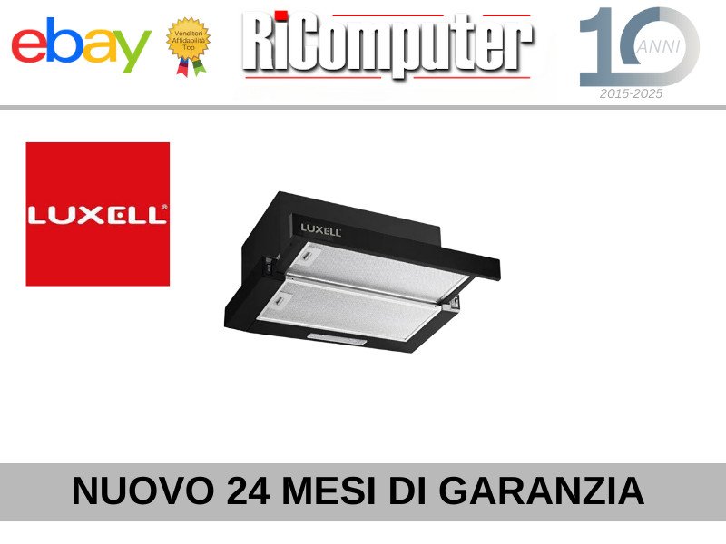 CAPPA Luxell DS6-905A NERO GARANZIA 24 MESI