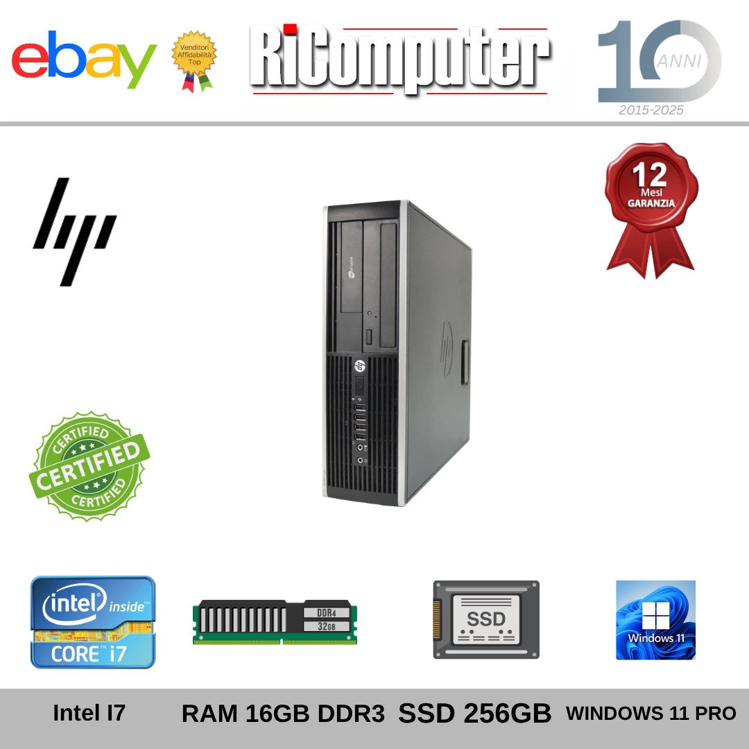 s-l1600-17jpg - Ricomputer.it PC HP Intel Core i7 16GB RAM SSD 256GB Windows 11 Pro Ricondizionato